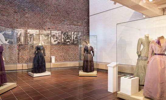 Ausstellungsräume des deutschen Textilmuseums