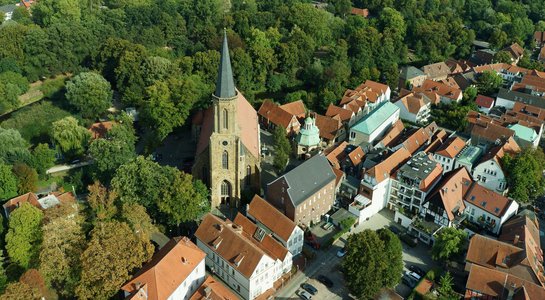 Clemenskirche Telgte Luftbild