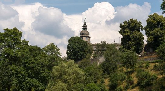 Blick auf das Schloss Berleburg